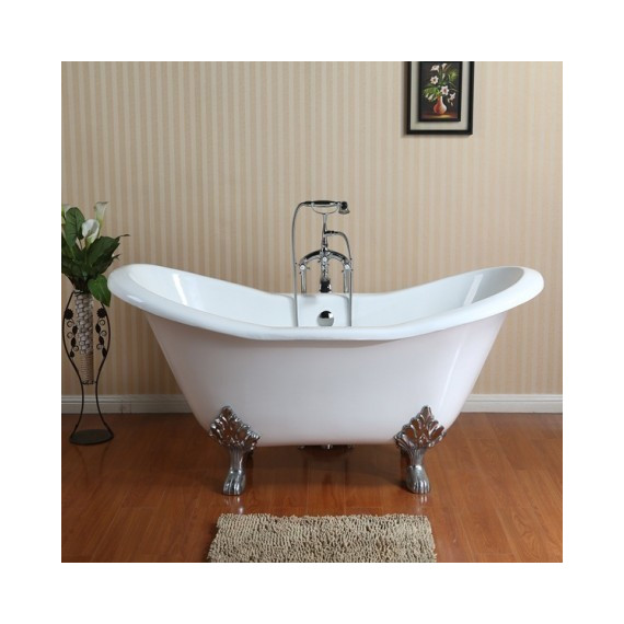 Ванна отдельностоящая Magliezza Julietta CR 183x78 см (ножки хром) фото 4