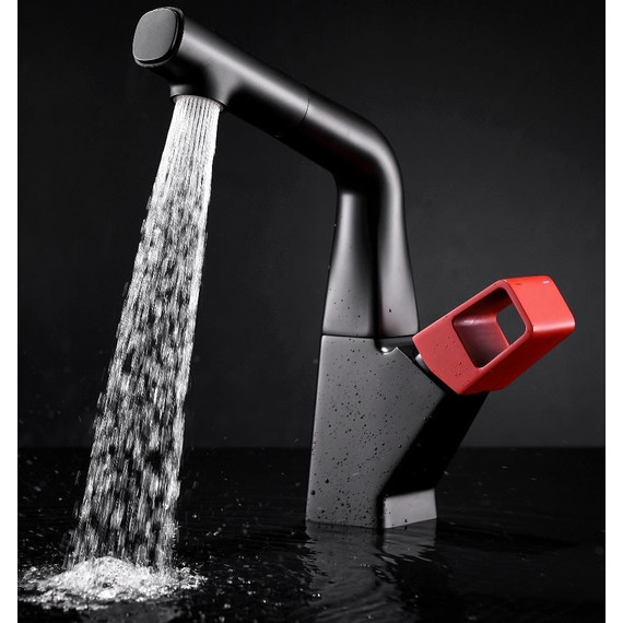 Смеситель для кухни Lemark Soul LM6008BR, черный/красный - 3 Смеситель для кухни Lemark Soul LM6008BR, черный/красный фото 3