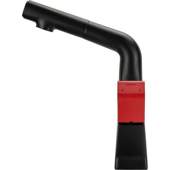 Смеситель для кухни Lemark Soul LM6008BR, черный/красный - 2 Смеситель для кухни Lemark Soul LM6008BR, черный/красный фото 2