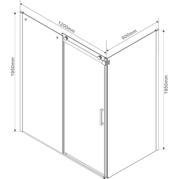 Душевое ограждение Vincea Como 120x90 см VSR-1C9012CGB (стекло 8 мм), черный/тонированное - 2 Душевое ограждение Vincea Como 120x90 см VSR-1C9012CGB (стекло 8 мм), черный/тонированное фото 2