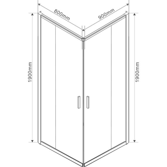 Душевое ограждение Vincea Garda 90x80 см VSS-1G8090CLB, черный/прозрачное - 2 Душевое ограждение Vincea Garda 90x80 см VSS-1G8090CLB, черный/прозрачное фото 2