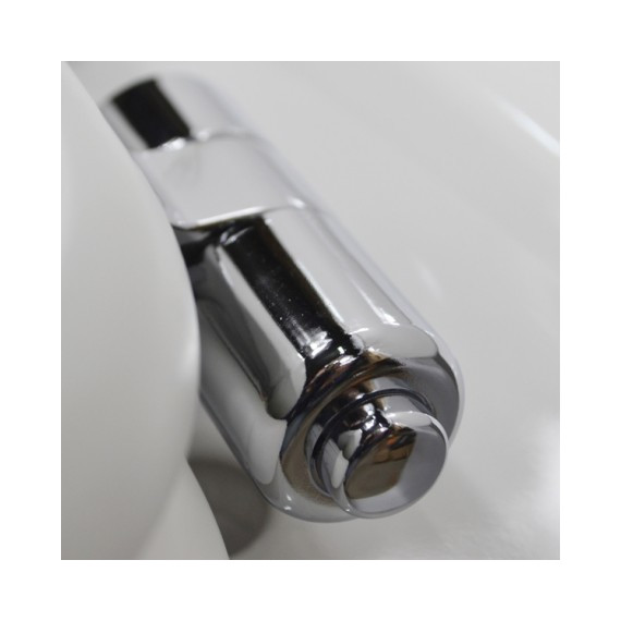 Сиденье с крышкой для унитаза Magliezza микролифт 9000B-CR, петли хром - 3 Сиденье с крышкой для унитаза Magliezza микролифт 9000B-CR, петли хром фото 3