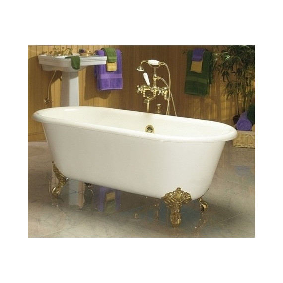Ванна отдельностоящая Magliezza Patricia DO 168x76 см (ножки золото) фото 2