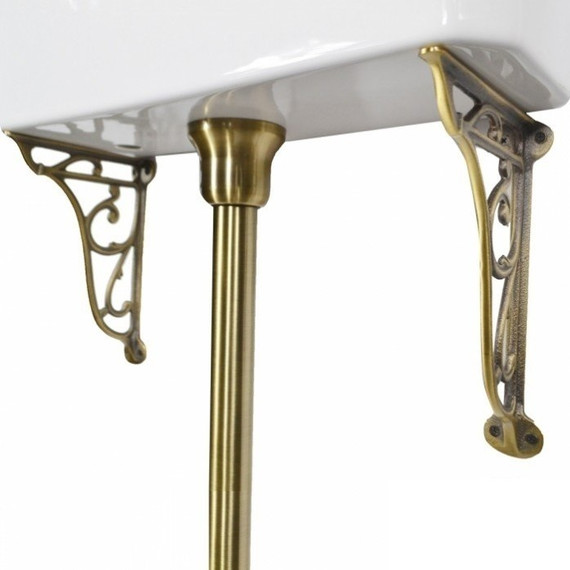 Унитаз-компакт Magliezza Retro 7009 (механизм слива бронза) фото 10