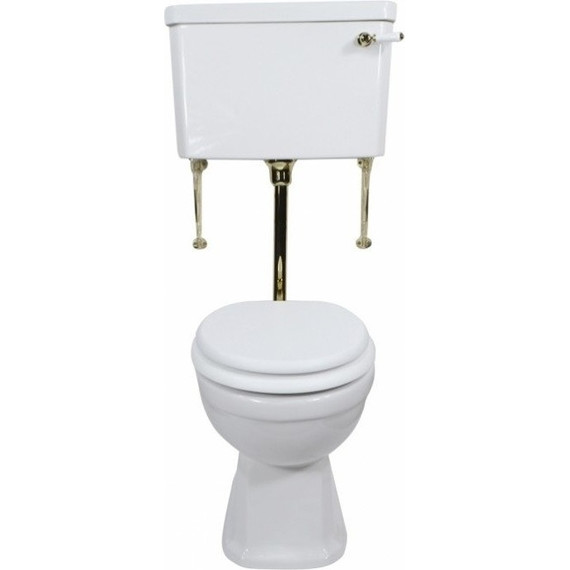 Унитаз-компакт Magliezza Retro 7009 (механизм слива золото) фото 6