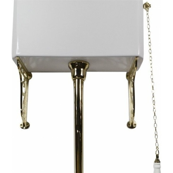 Унитаз-компакт Magliezza Retro 7010 (механизм слива золото) фото 11