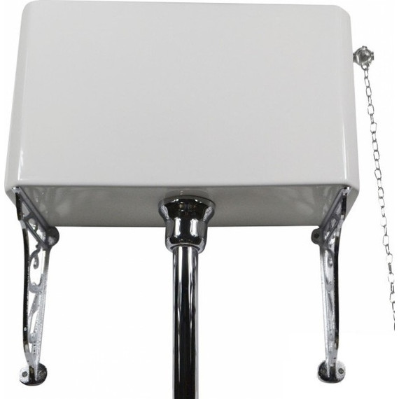 Унитаз-компакт Magliezza Retro 7010 (механизм слива хром) фото 7