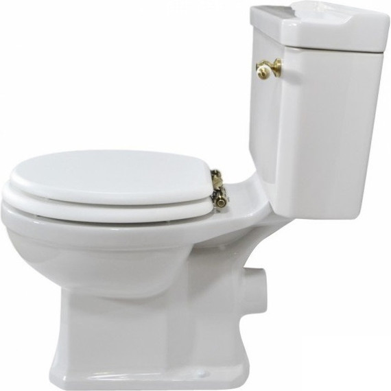 Унитаз-компакт Magliezza Retro 7011 (механизм слива бронза) фото 6