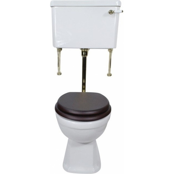 Унитаз-компакт Magliezza Retro 7009 (механизм слива золото) фото 4