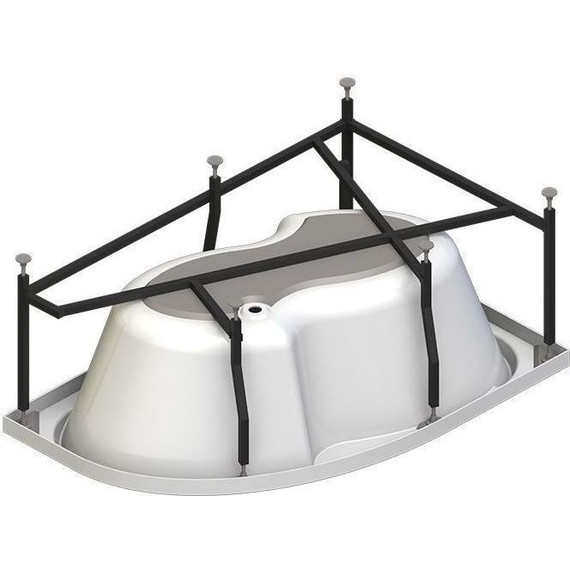 Ванна акриловая Радомир Ирма 1 169x110 см L (в комплекте каркас), Размер - мм: 1690х1100 - 7 Ванна акриловая Радомир Ирма 1 169x110 см L (в комплекте каркас), Размер - мм: 1690х1100 фото 7