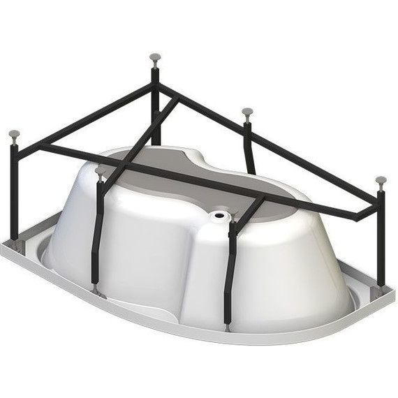 Ванна акриловая Радомир Ирма 1 169x110 см R (в комплекте каркас) фото 7