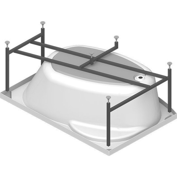 Ванна акриловая Радомир Монти 150x105 см R (в комплекте каркас) - 6 Ванна акриловая Радомир Монти 150x105 см R (в комплекте каркас) фото 6