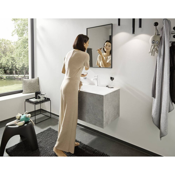 Смеситель для раковины Hansgrohe Finoris 76023700, белый матовый - 2 Смеситель для раковины Hansgrohe Finoris 76023700, белый матовый фото 2