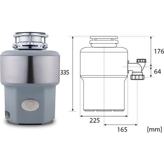 Измельчитель пищевых отходов Status Premium 300 - 6 Измельчитель пищевых отходов Status Premium 300 фото 6