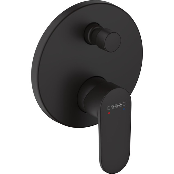Смеситель для ванны Hansgrohe Vernis Blend 71466670, черный матовый фото 