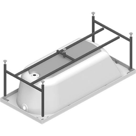 Ванна акриловая Радомир Николь 180x80 см (в комплекте каркас), Размер - мм: 1800х800 - 7 Ванна акриловая Радомир Николь 180x80 см (в комплекте каркас), Размер - мм: 1800х800 фото 7