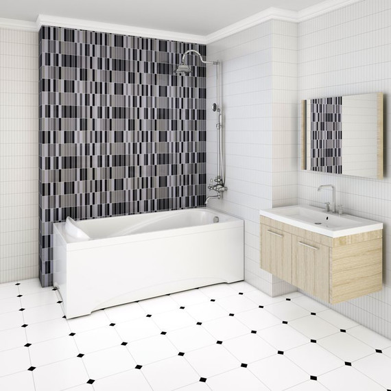 Ванна акриловая Радомир Роза 170x77 см (в комплекте каркас) фото 6