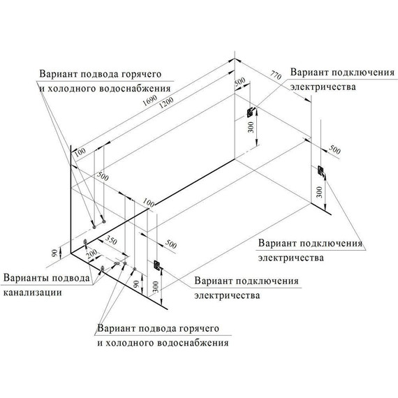 Ванна акриловая Радомир Роза 170x77 см (в комплекте каркас) фото 10