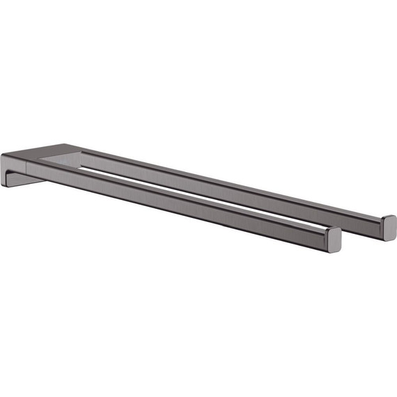 Полотенцедержатель Hansgrohe AddStoris 41770340, шлифованный черный хром фото 