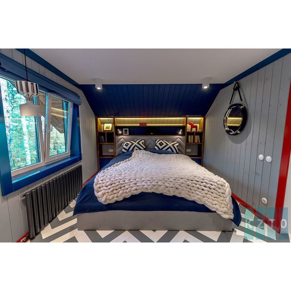 Вертикальный радиатор KZTO Гармония 1-1000-5 350х1040 мм (5 секций) фото 12