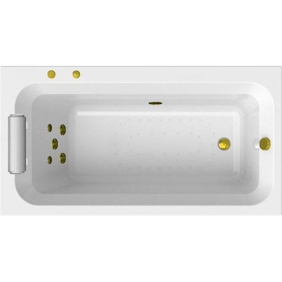 Ванна гидромассажная Радомир Хельга 170x90 см (Гидромассаж "Стандарт" Gold) фото 