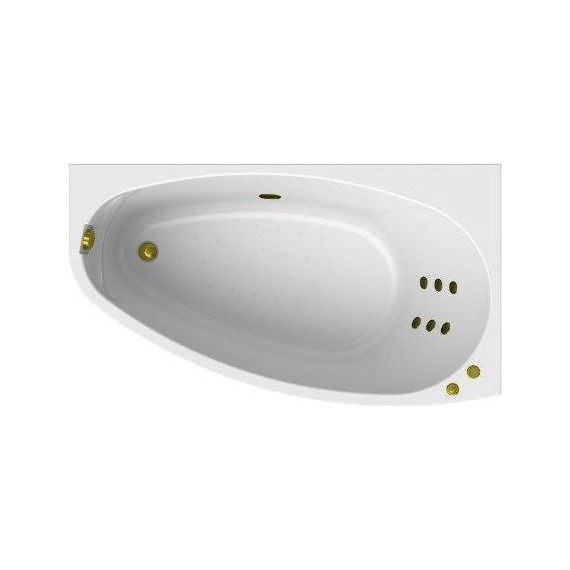 Ванна гидромассажная Радомир Орсини 160x90 см R (Гидромассаж "Стандарт" Gold) фото 