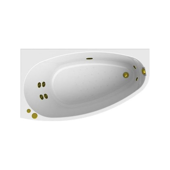 Ванна гидромассажная Радомир Орсини 160x90 см L (Гидромассаж "Релакс" Gold) фото 