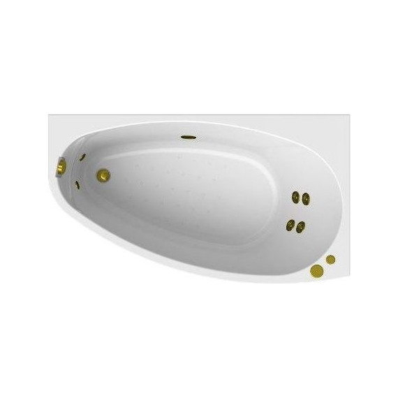 Ванна гидромассажная Радомир Орсини 160x90 см R (Гидромассаж "Релакс" Gold) фото 