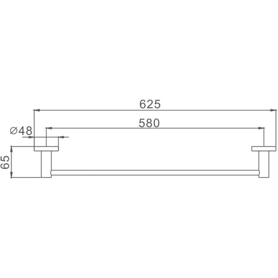 Полотенцедержатель Haiba HB8701, цвет чёрный матовый - 2 Полотенцедержатель Haiba HB8701, цвет чёрный матовый фото 2