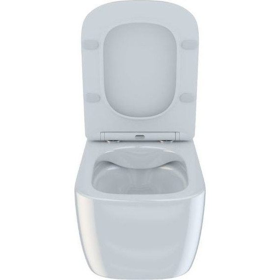 Унитаз подвесной безободковый Iddis Bridge BRIRDSEi25 с крышкой микролифт - 7 Унитаз подвесной безободковый Iddis Bridge BRIRDSEi25 с крышкой микролифт фото 7