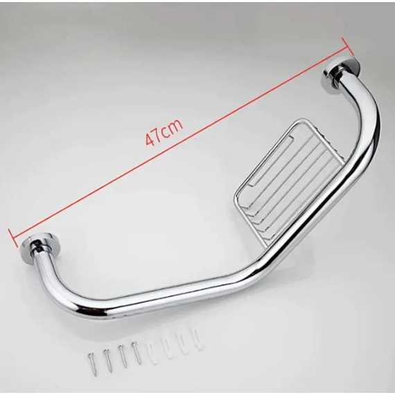 Поручень для ванны с мыльницей Haiba HB1719 - 6 Поручень для ванны с мыльницей Haiba HB1719 фото 6