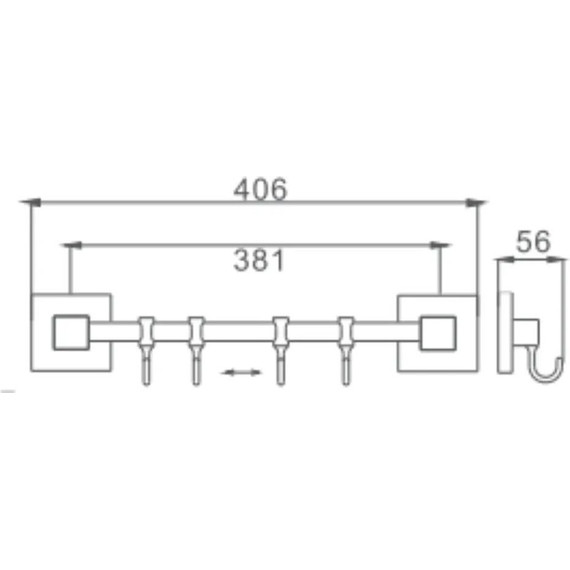 Набор крючков Haiba HB8615-4 - 2 Набор крючков Haiba HB8615-4 фото 2