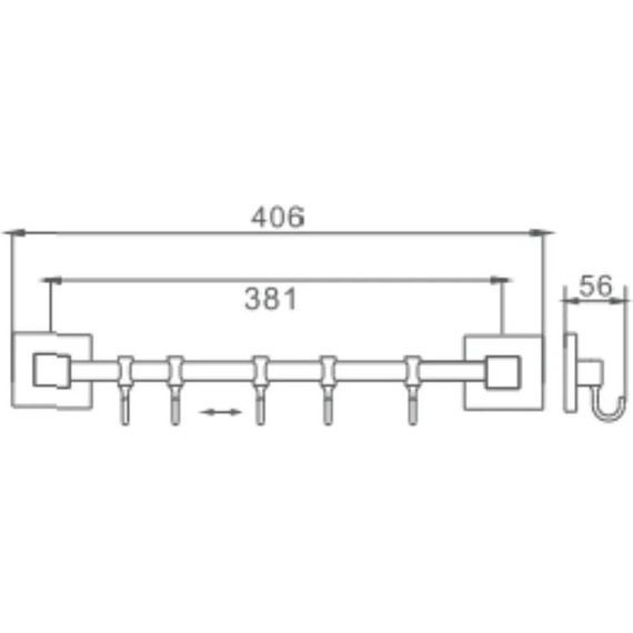 Набор крючков Haiba HB8615-5 - 2 Набор крючков Haiba HB8615-5 фото 2