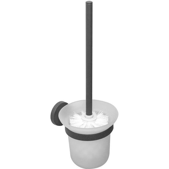 Ёршик для унитаза Haiba HB8710, цвет чёрный матовый - 2 Ёршик для унитаза Haiba HB8710, цвет чёрный матовый фото 2