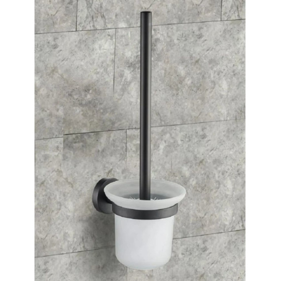 Ёршик для унитаза Haiba HB8710, цвет чёрный матовый - 3 Ёршик для унитаза Haiba HB8710, цвет чёрный матовый фото 3