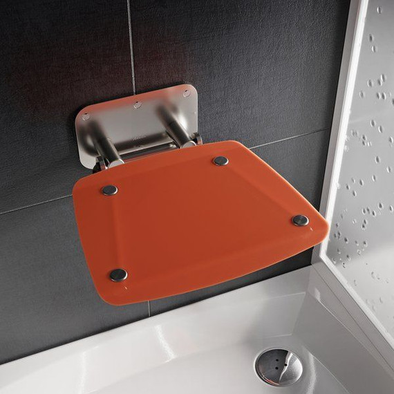 Сиденье для душа Ravak Ovo B II Orange B8F0000053, оранжевый фото 