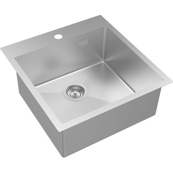 Кухонная мойка Iddis Haze HAZ49S0i77 1 мм, сатин фото 2