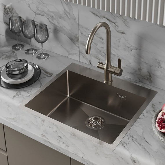 Кухонная мойка Iddis Haze HAZ59S0i77 1 мм, сатин фото 3