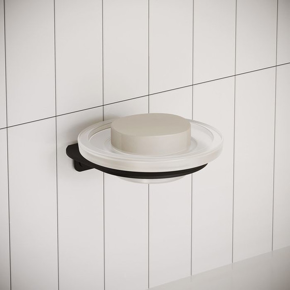 Мыльница Iddis Noa NOABLG0i42, цвет чёрный матовый - 2 Мыльница Iddis Noa NOABLG0i42, цвет чёрный матовый фото 2