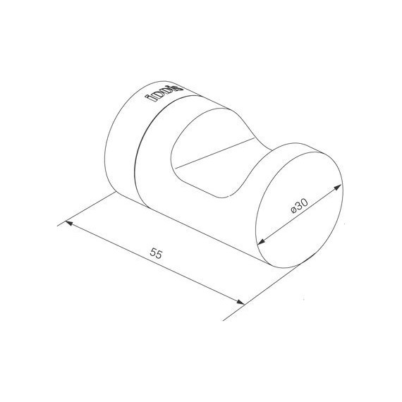 Крючок Iddis Noa NOAWT10i41, цвет белый матовый фото 3