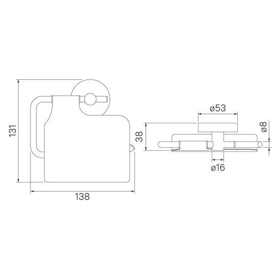 Держатель для туалетной бумаги Iddis Sena SENSSC0i43 - 4 Держатель для туалетной бумаги Iddis Sena SENSSC0i43 фото 4