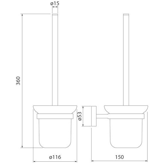 Ёршик для унитаза Iddis Sena SENSSG0i47 фото 4
