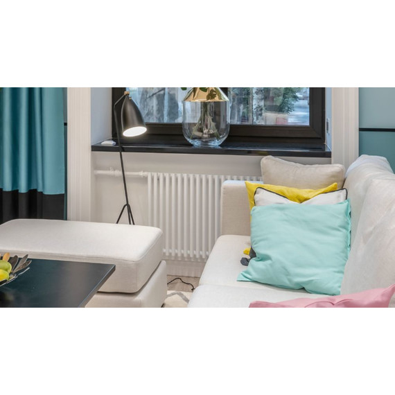 Вертикальный радиатор KZTO Гармония А25 1-1750-14 560х1780 мм (14 секций) фото 4