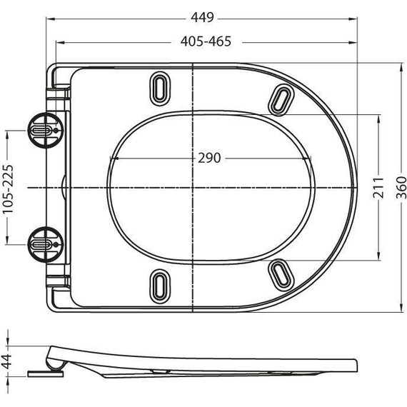 Сиденье с крышкой для унитаза Art&Max микролифт AM2031SC - 2 Сиденье с крышкой для унитаза Art&Max микролифт AM2031SC фото 2