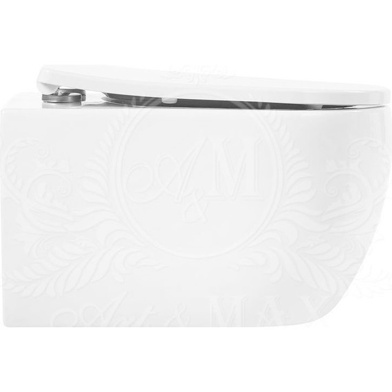 Унитаз подвесной безободковый Art&Max Bologna AM211CHR фото 11