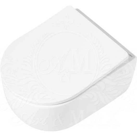 Унитаз подвесной безободковый Art&Max Bologna AM211CHR фото 10