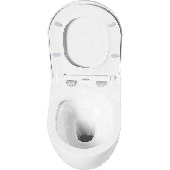 Унитаз подвесной безободковый Art&Max Bologna AM211CHR фото 7