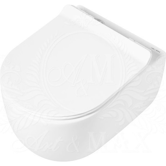 Унитаз подвесной безободковый Art&Max Bologna AM211CHR фото 17