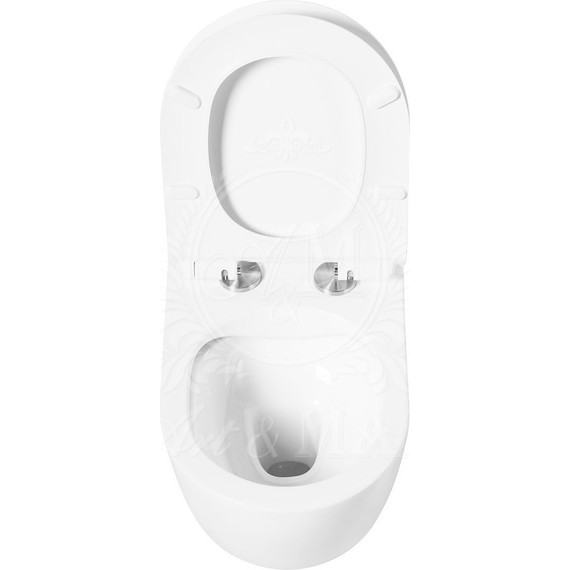 Унитаз подвесной безободковый Art&Max Bologna AM211CHR фото 14