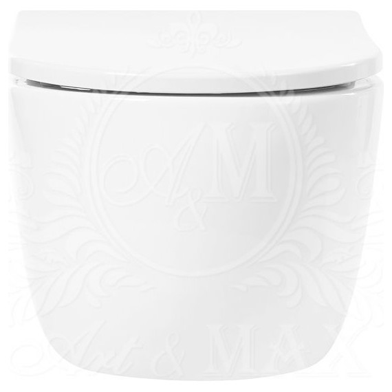 Унитаз подвесной безободковый Art&Max Bologna AM211CHR фото 13